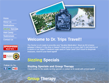Tablet Screenshot of drtrips.com